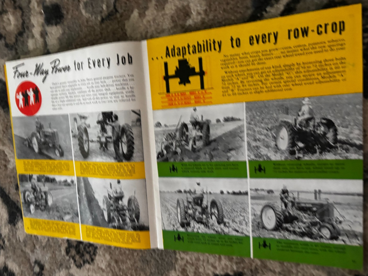 John Deere A B G H Tractor For 1941 Brochure DCPA26