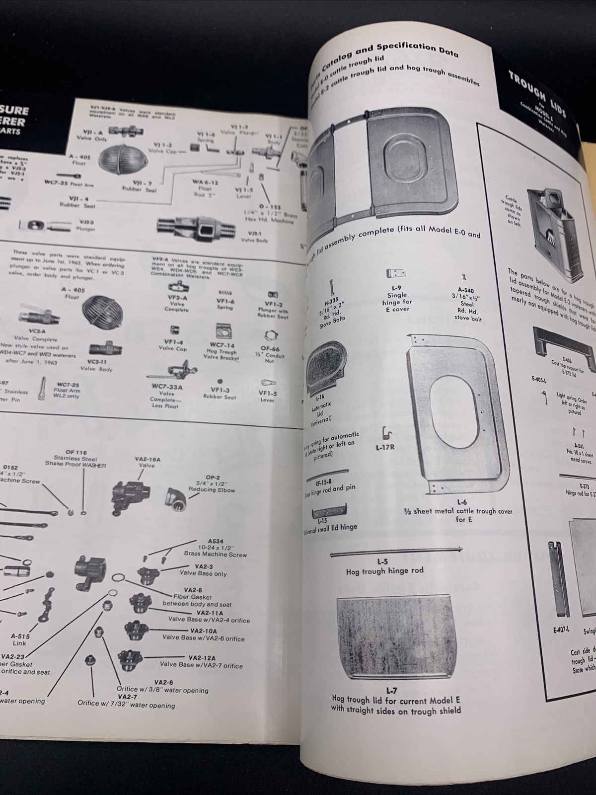 1960’s Hawkeye Steel Prod. Pride Of The Farm Repair Parts Catalog Waterloo Iowa