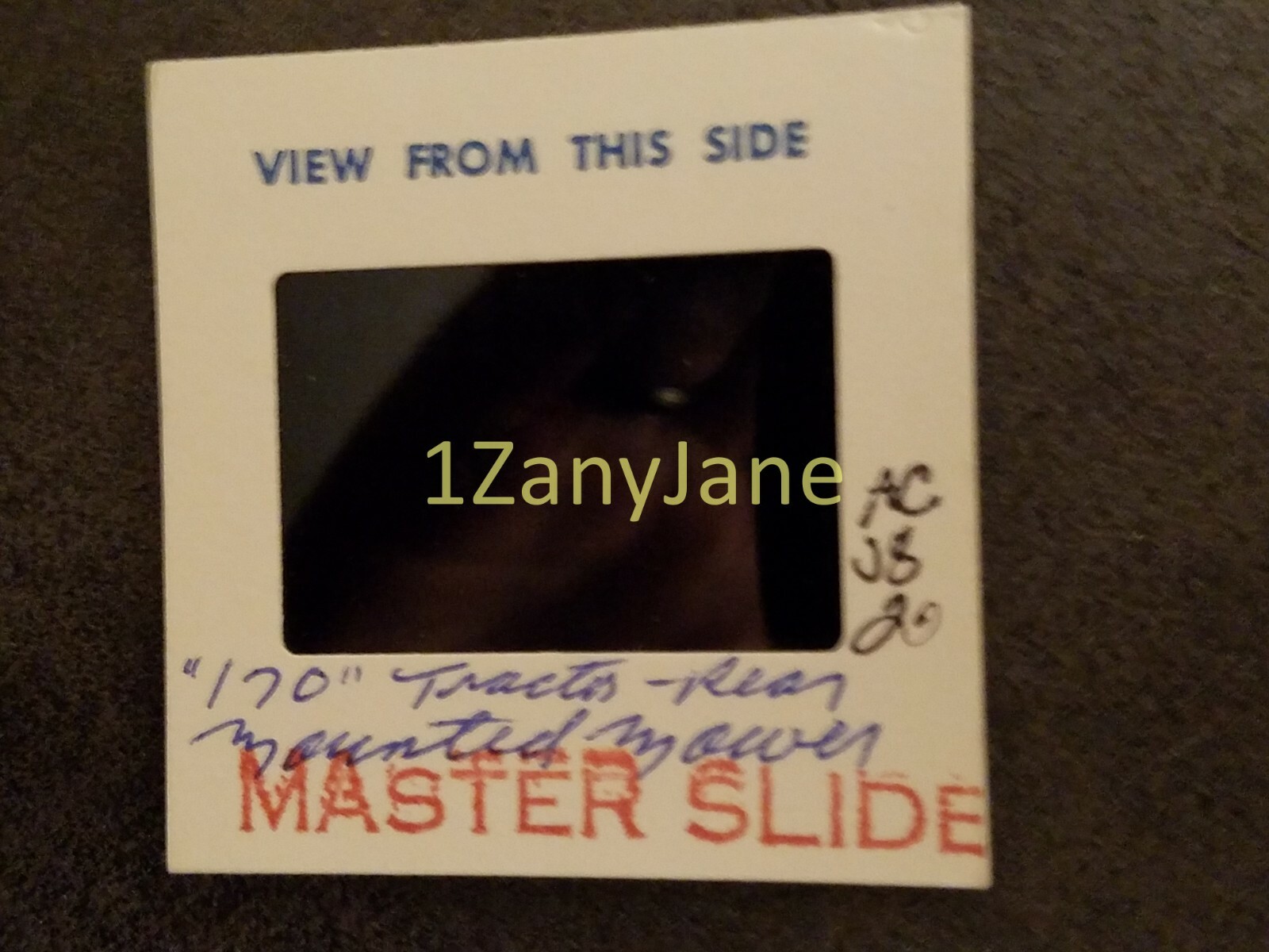 AC0820 35mm Slide of an Allis-Chalmers from MEDIA ARCHIVES 170 TRACTOR REAR
