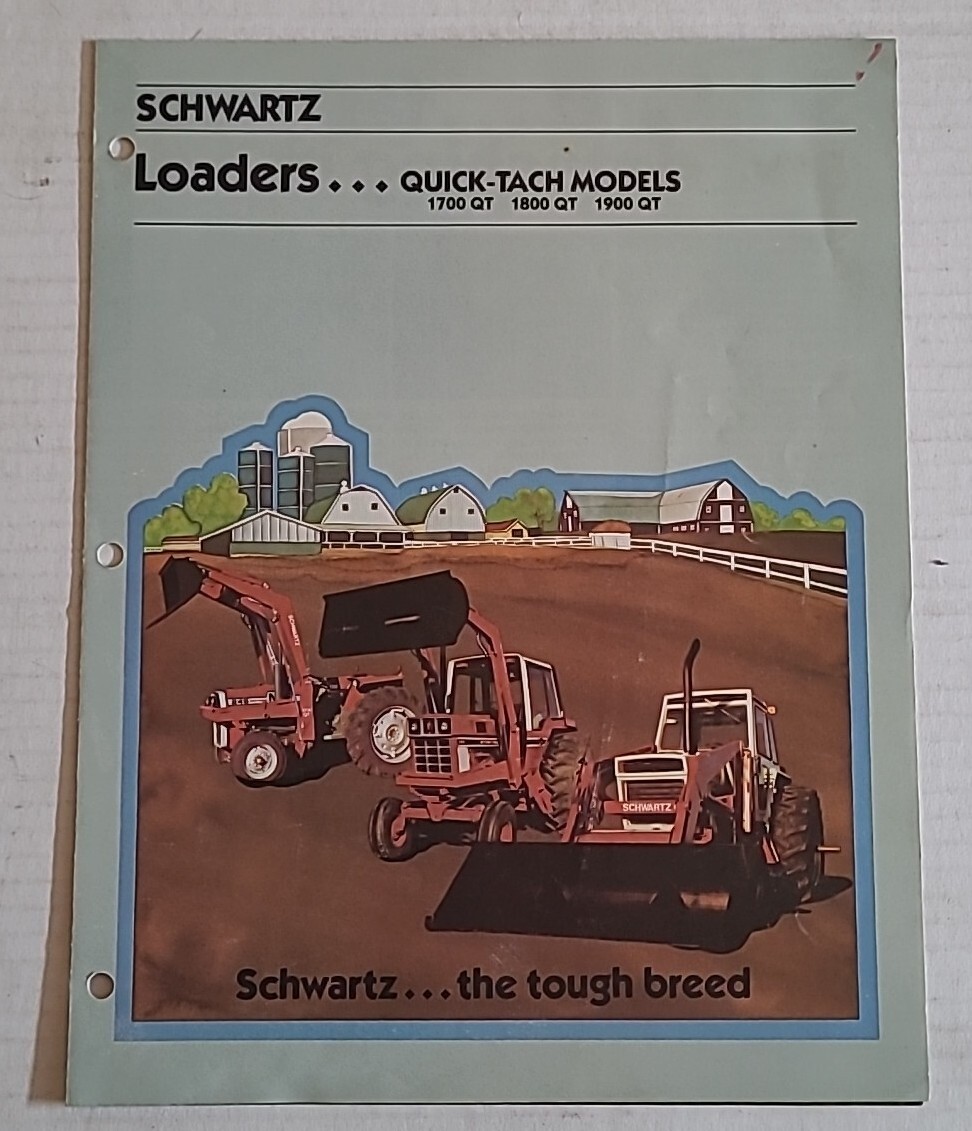 Schwartz Loaders Quick-Tach Models 1700QT 1800QT 1900QT Information Broshure