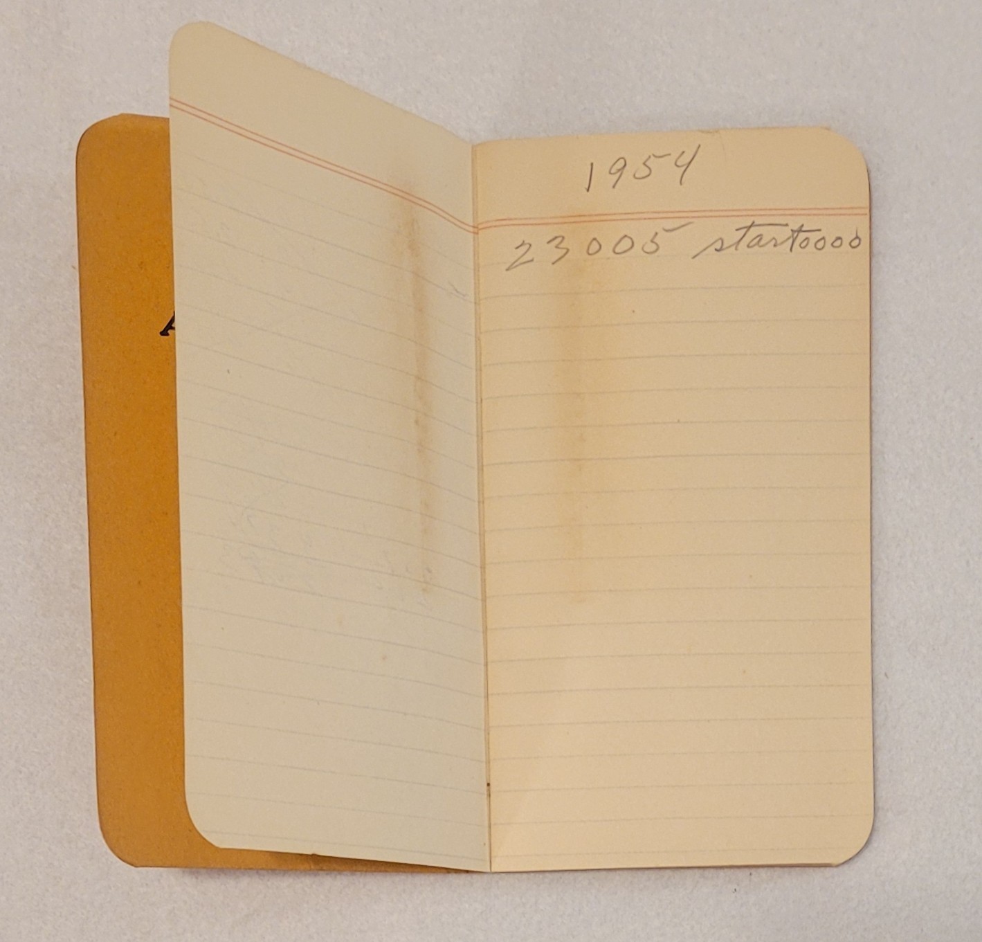 Vintage 1940s 50s RUHM’S Genuine Tennessee Phosphate Rock Notebook