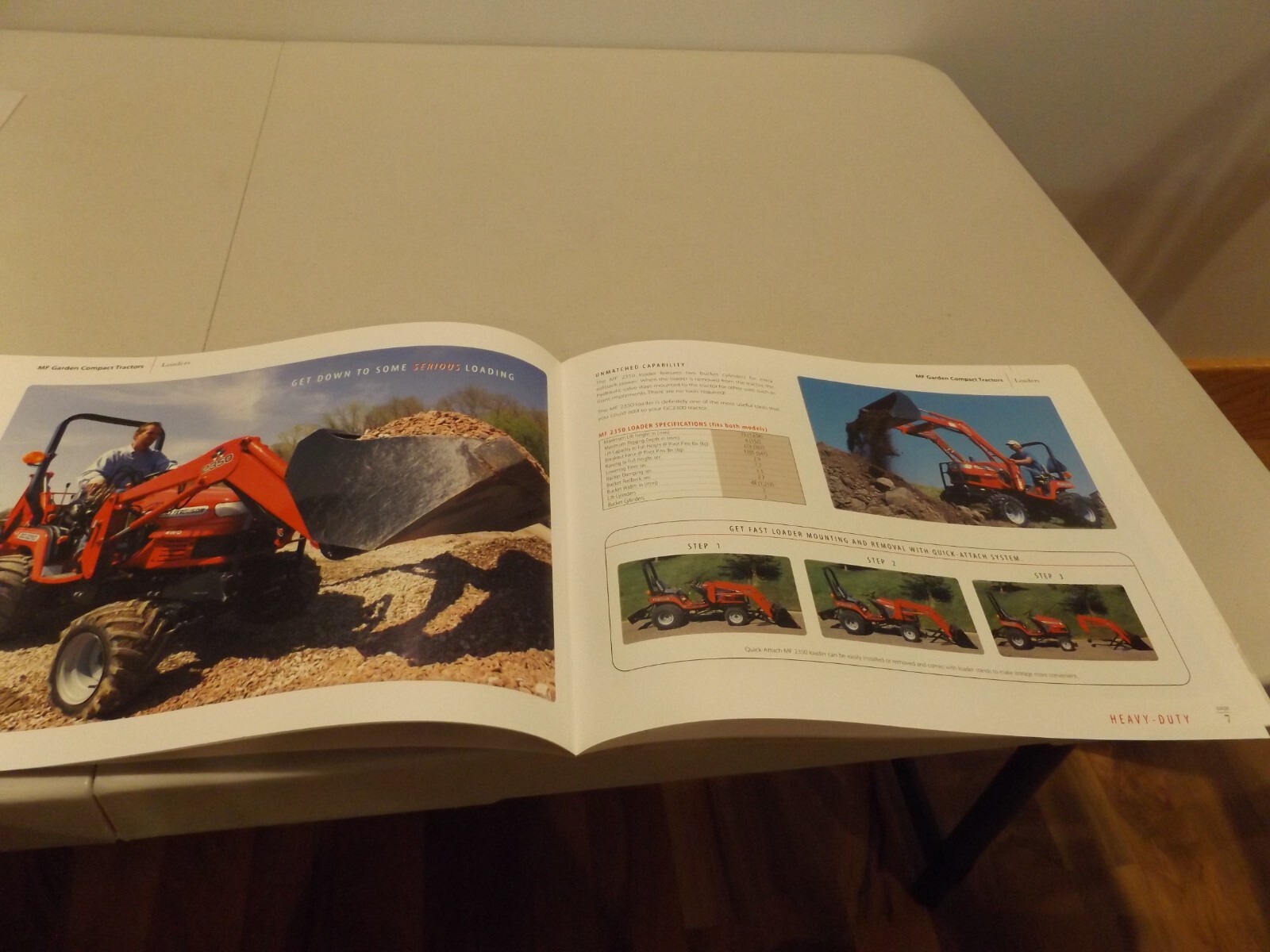 MASSEY FERGUSON GARDEN COMPACT TRACTORS 22.5 ENGINE HP, LIT # MF04268