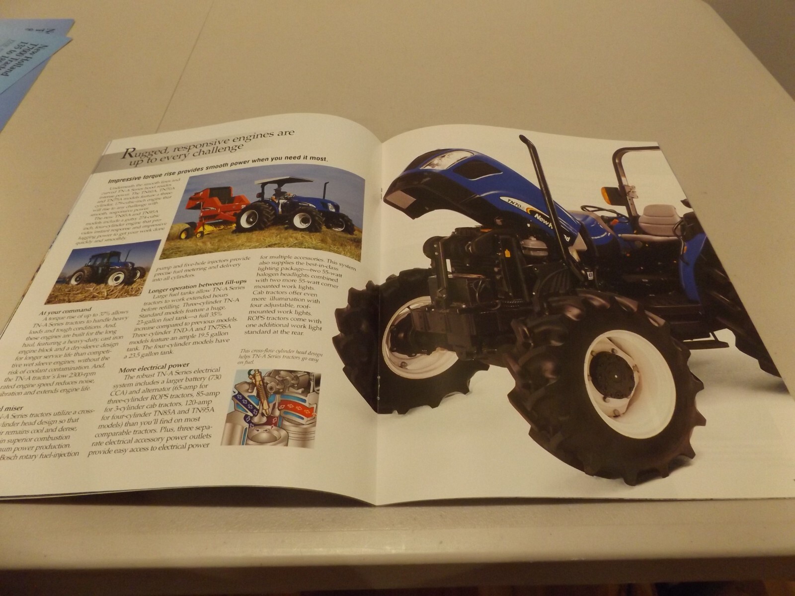 NEW HOLLAND TN-A SERIES UTILITY TRACTORS 57 to 90 HP, LIT # NH5090526 2006