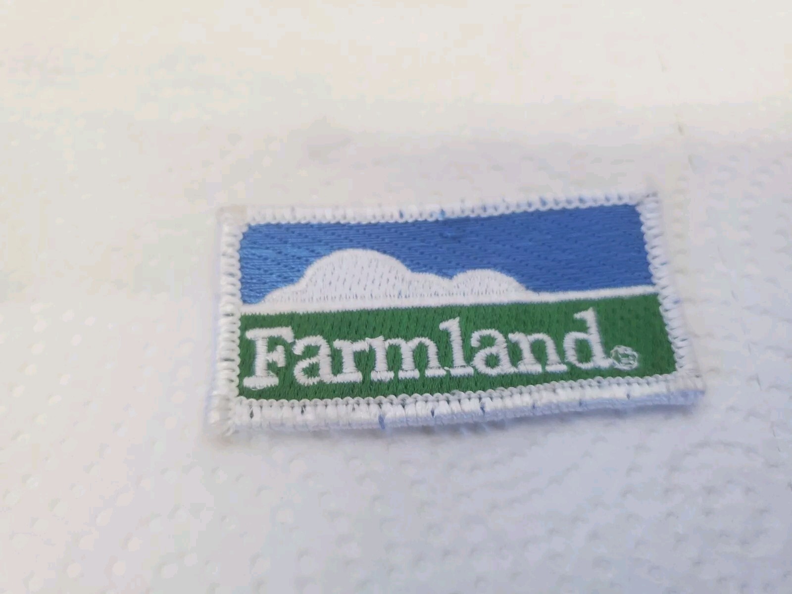 2-1/2″ X 1-1/4″ Cloth Patch Farmland Meat Packinghouse Farm Supplies