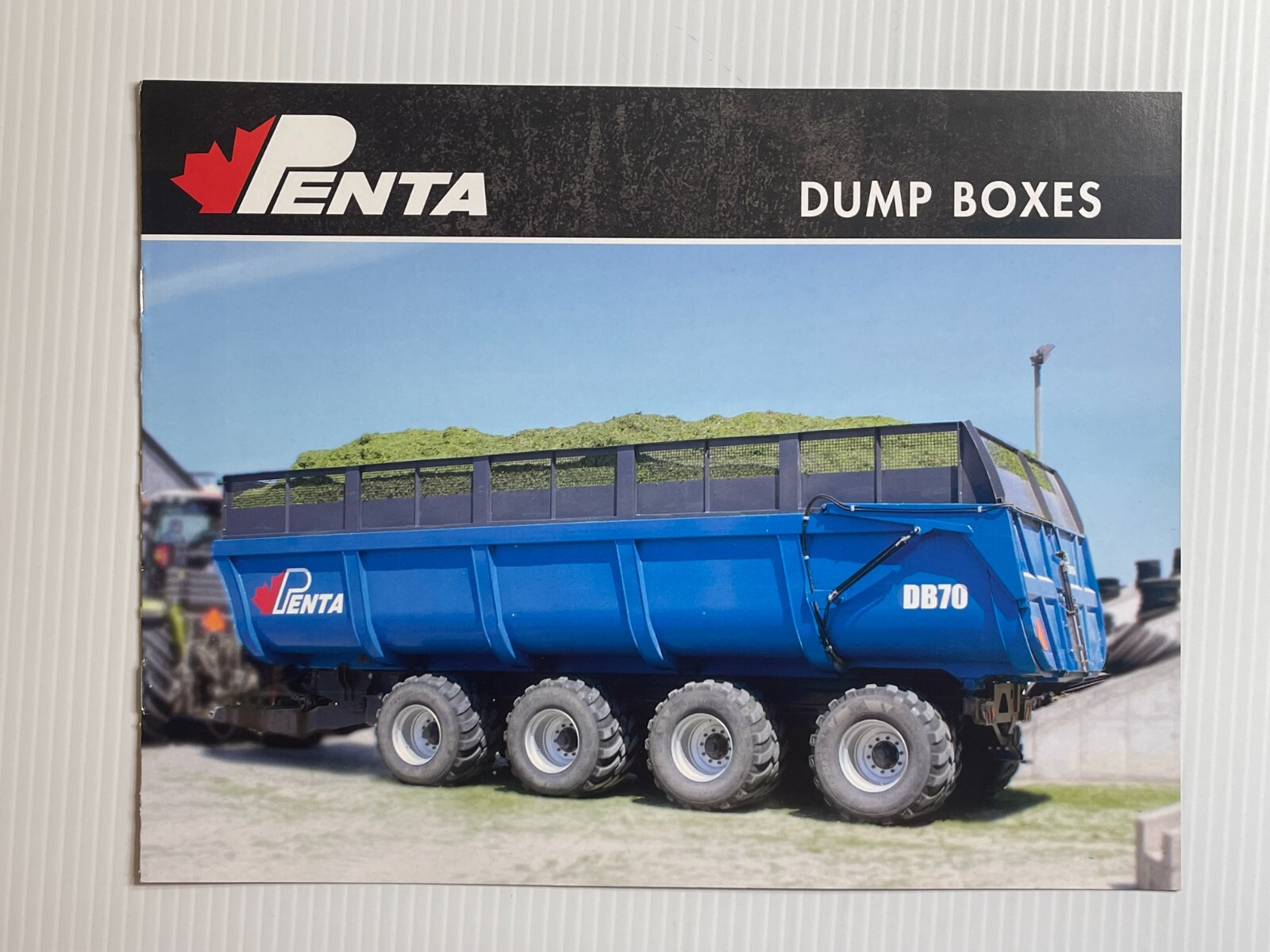 Penta DB70 Dump Boxes Sales Brochure *2010s* (Showroom Sales Book)