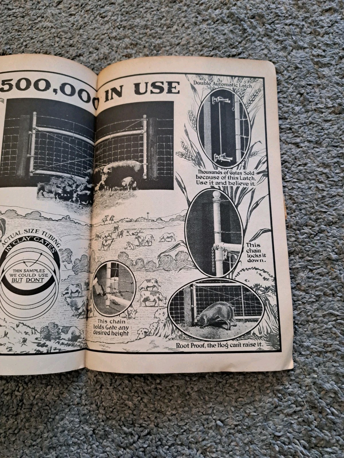 Vintage Iowa Gate Company Steel Gates Catalog Clay Fences Farms