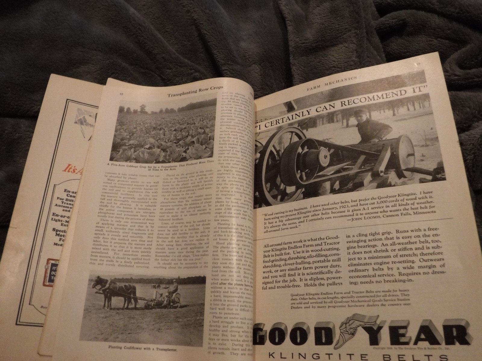 FARM MECHANICS FEB 1928 MAGAZINE Farm Improvements Machinery Equipment Building