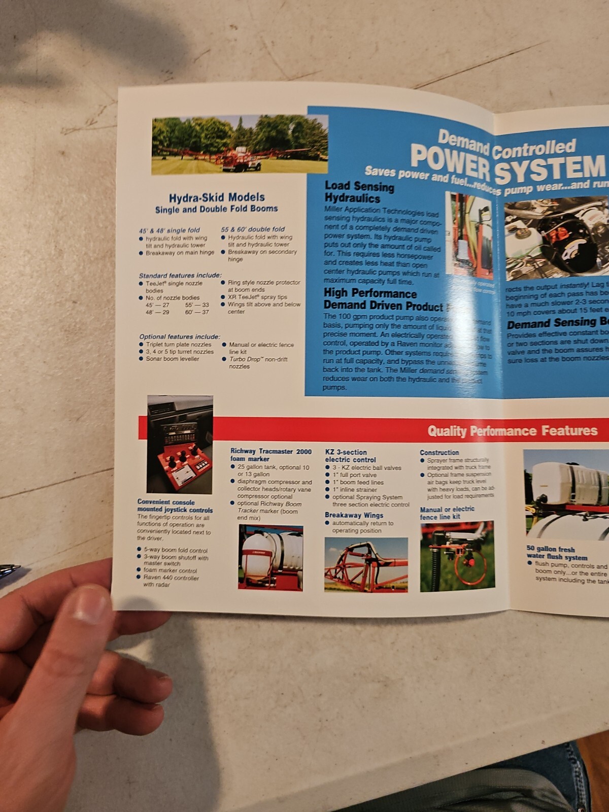 1997 Miller Application Technologies Commercial Truck Sprayers Sales Brochure