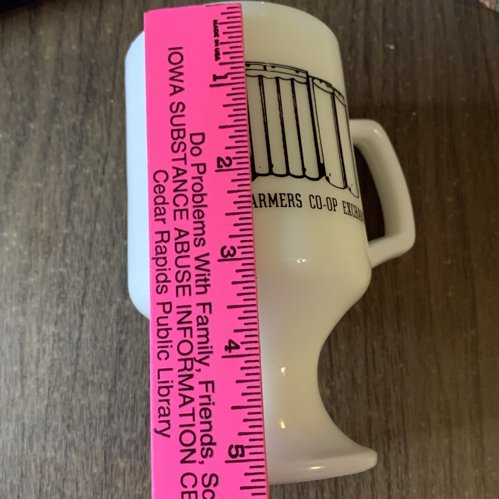 Vtg 1978 Rockford Iowa Farmers Co-Op Exchange Mug