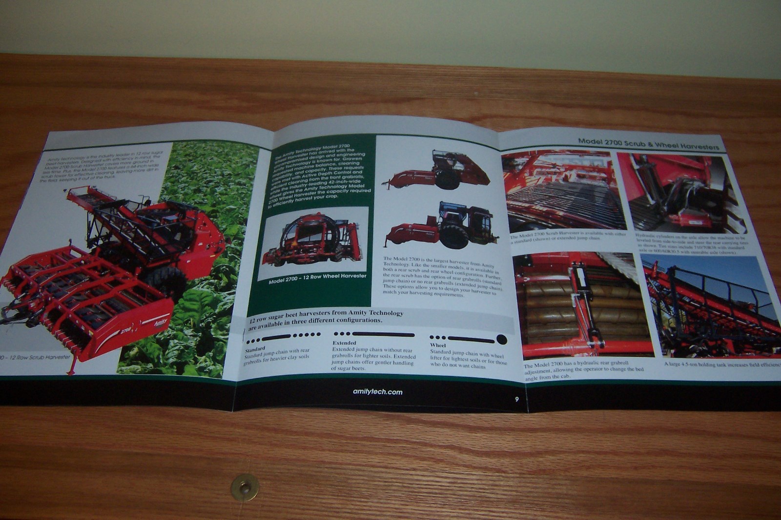 AMITY Sugar Beet HARVESTER and DEFOLIATORS LITERATURE
