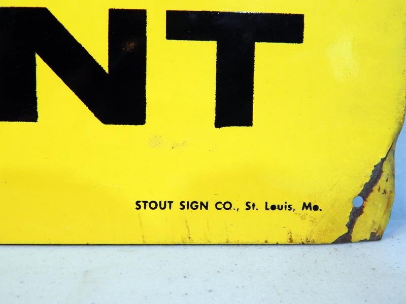 Vtg NOS ORIGINAL DeLaval Dairy Equipment 18″ x 12″ Tin Sign Stout Sign Co MO.