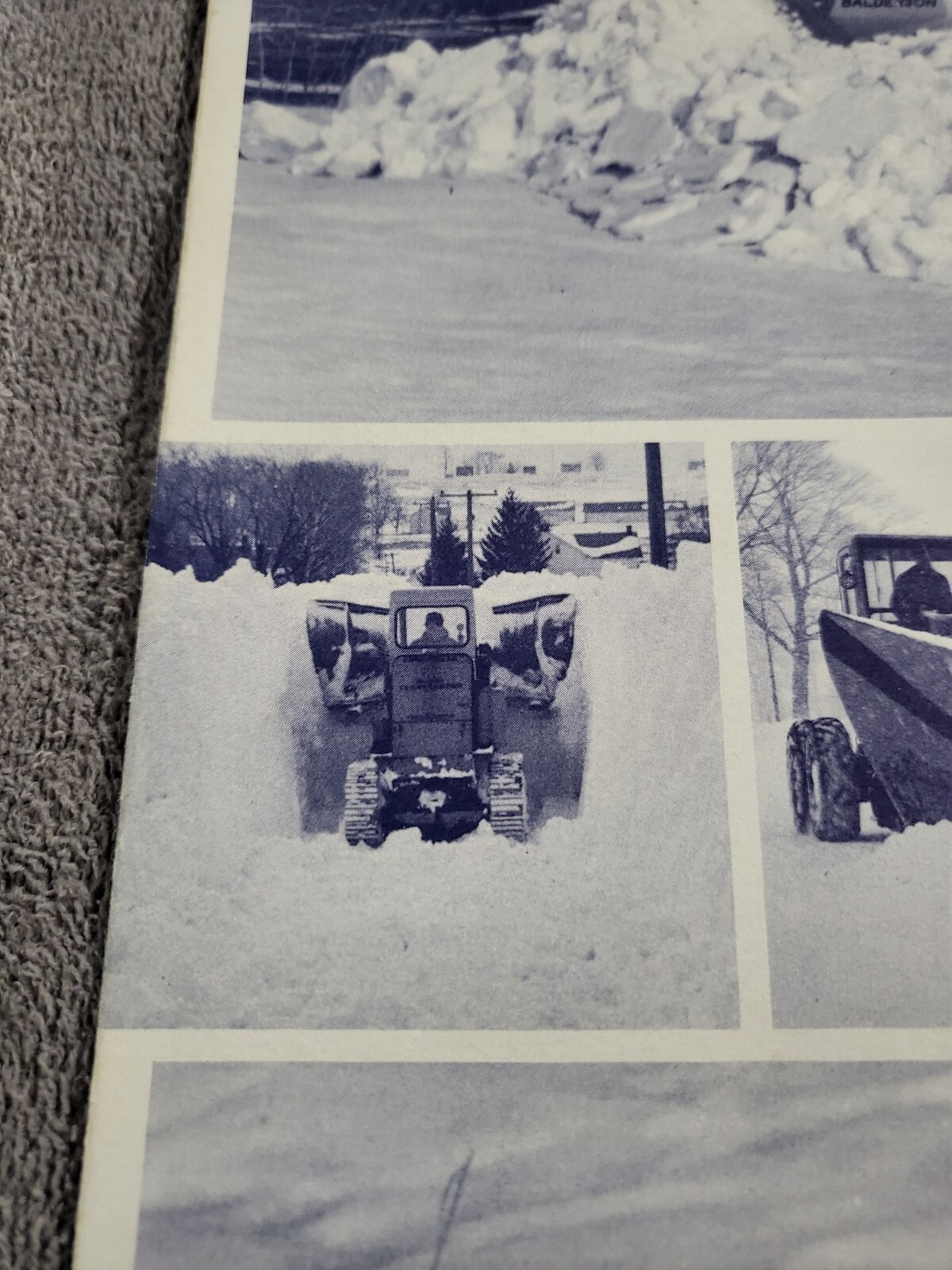 1965 Balderson V Snow Plow Blades Attachments Tractor Construction Grader Dozer