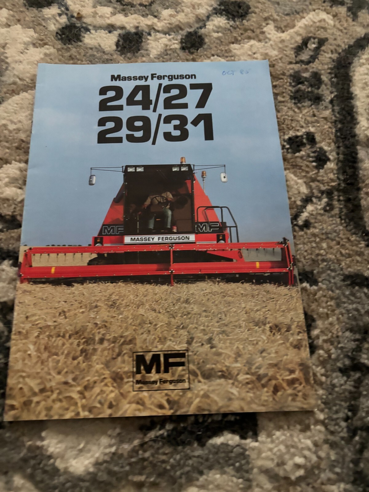 Massey Ferguson 24 27 29 31 Combine Brochure FCCA25