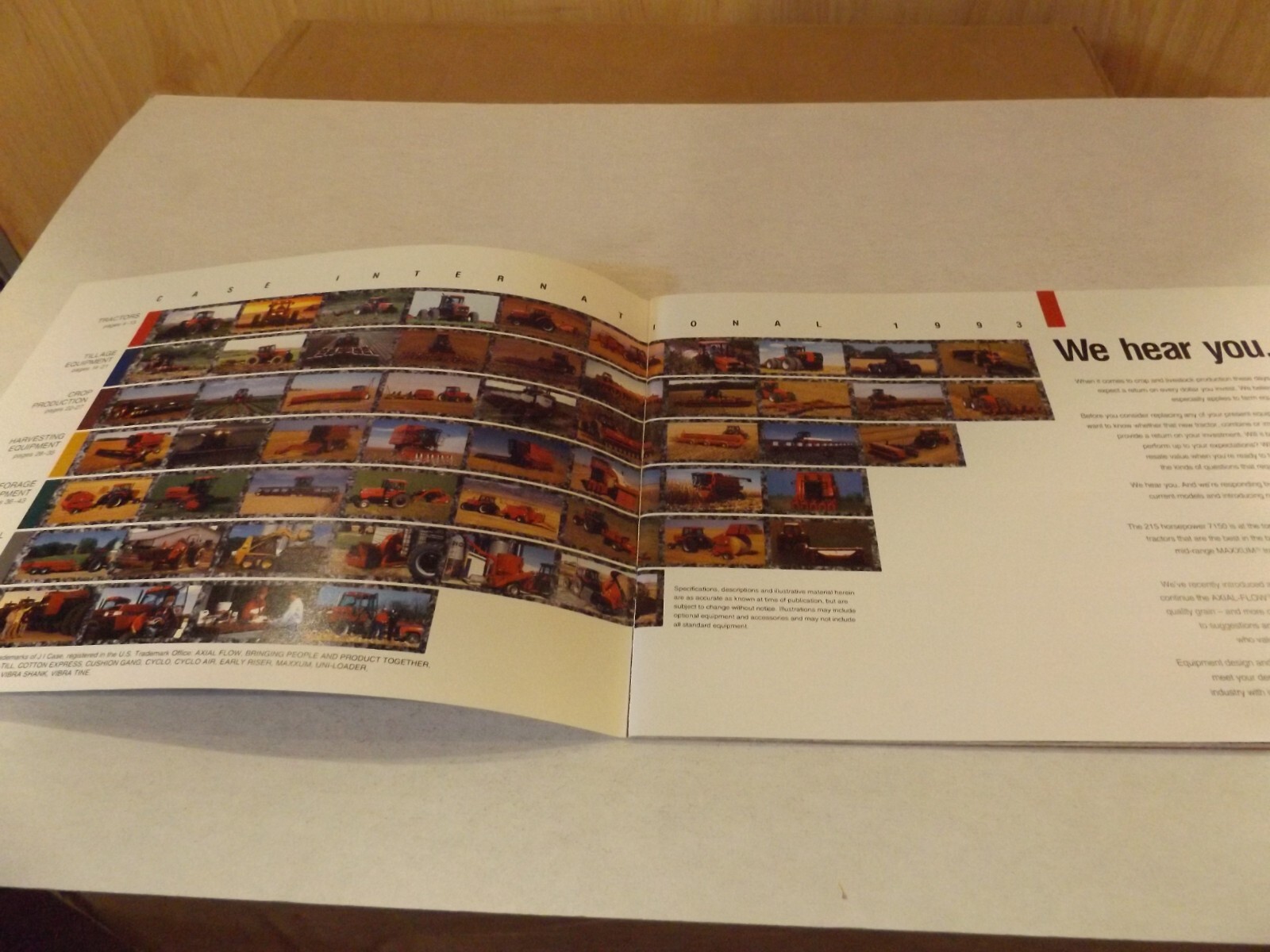 1993 CASE INTERNATIONAL BUYER’S GUIDE , LIT # AD-027033