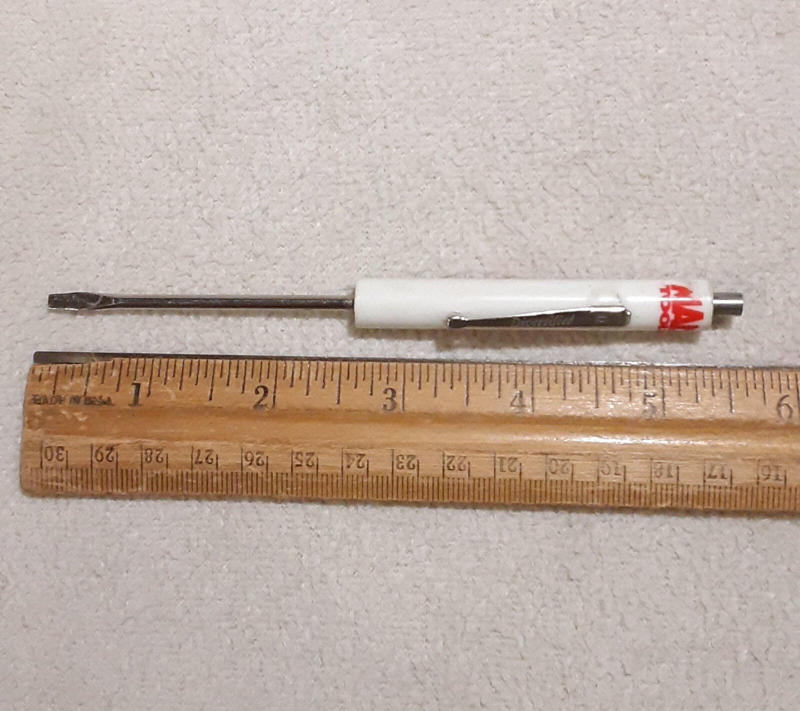 MAC TOOLS ADVERTISING POCKET SCREWDRIVER DANIEL WILDASIN HANOVER PA