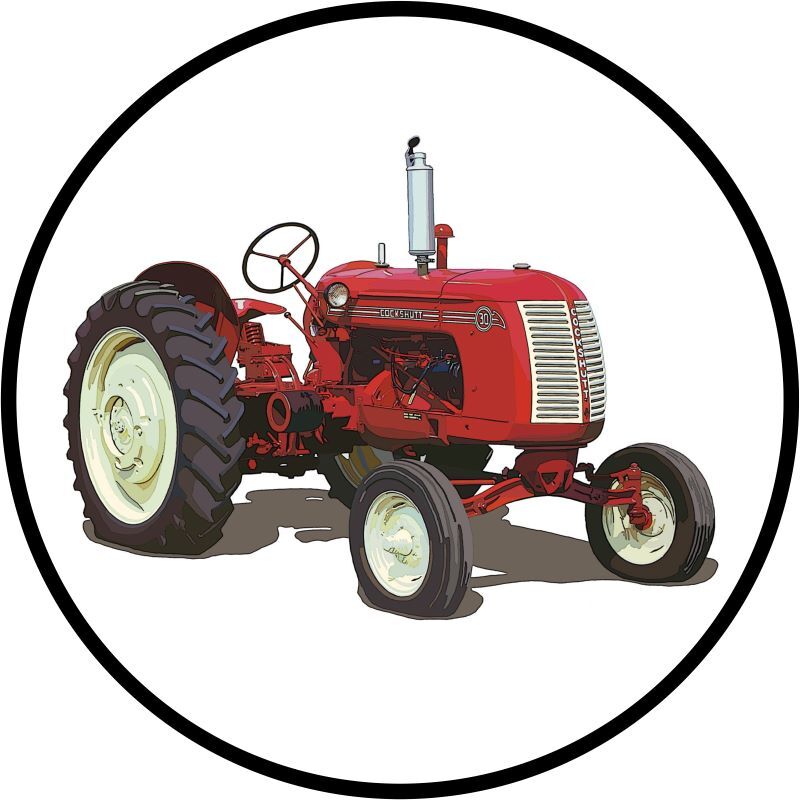 Cockshutt Model 30 Tractor NEW Metal Sign 28″ Dia. Round AMERICAN STEEL