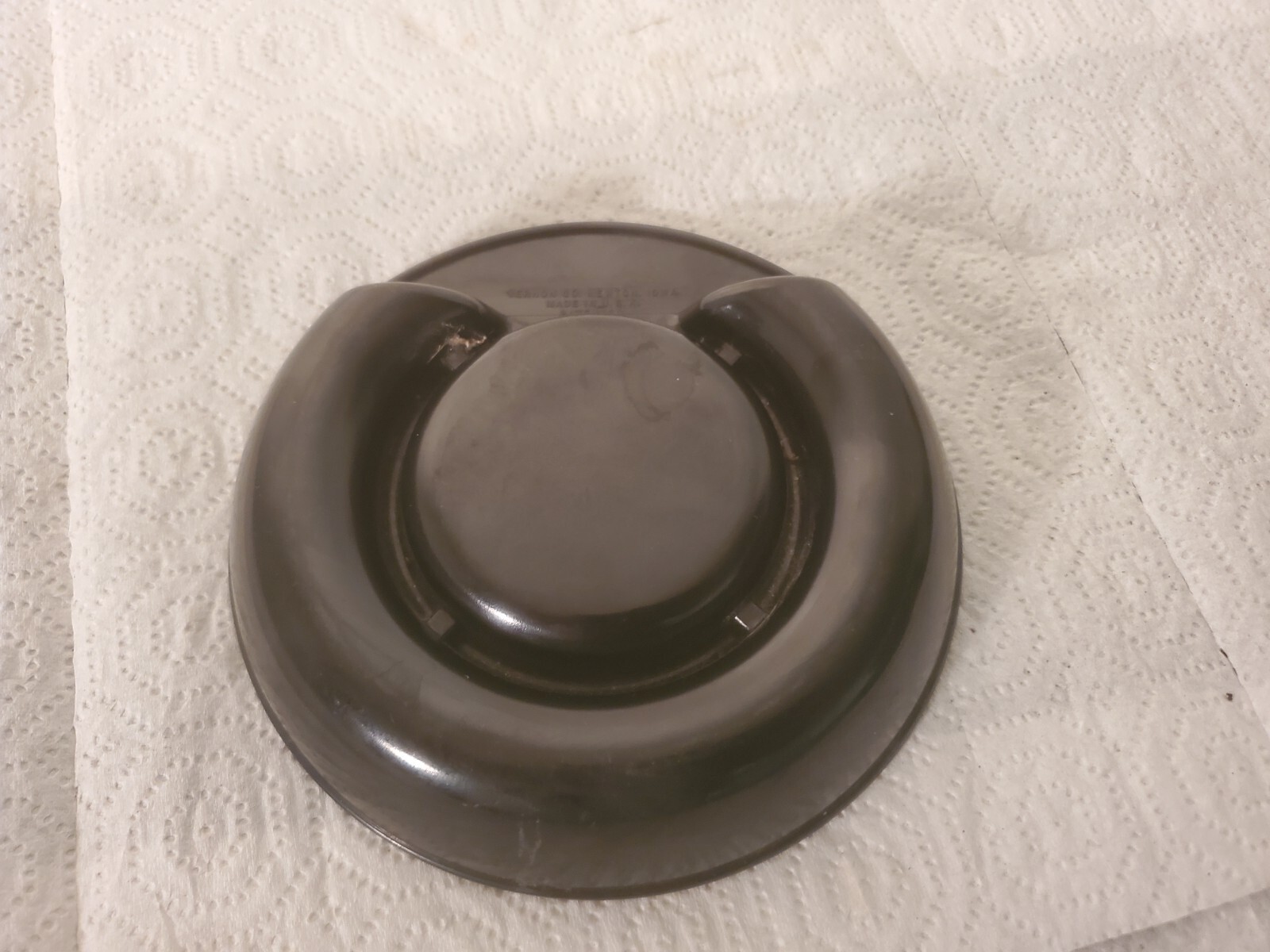 5-1/2″ Hard Plastic Ashtray Sheffield Cattle Company Sheffield Iowa Ranching