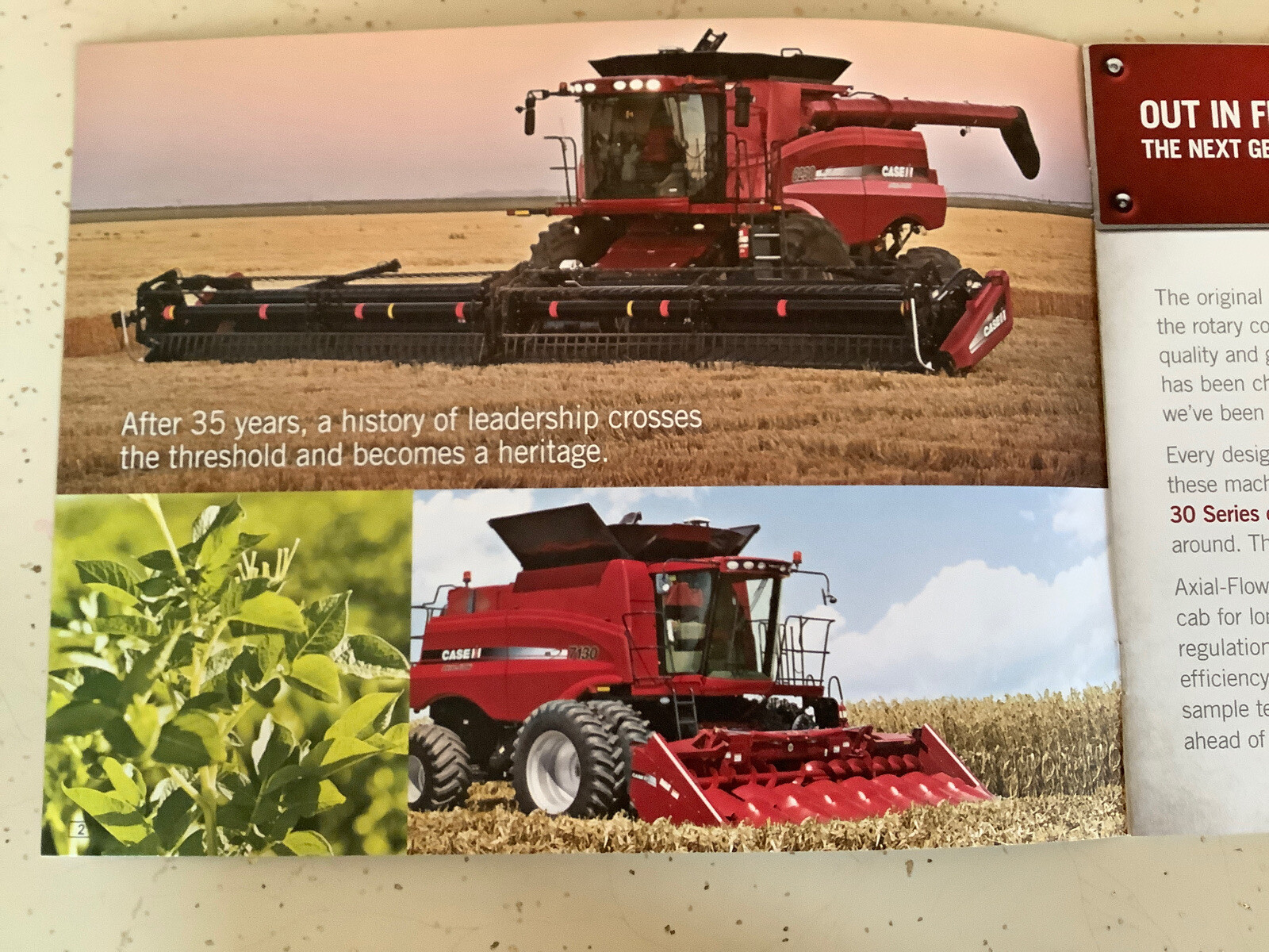AXIAL-FLOW COMBINES NEW 2012 PREVIEW 12 PAGES 2011 Sales Brochure