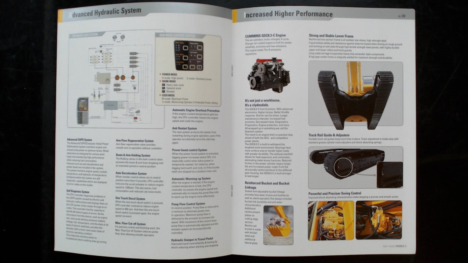 Hyundai 360LC-7 Crawler Excavator Brochure Heavy Equipment 2001