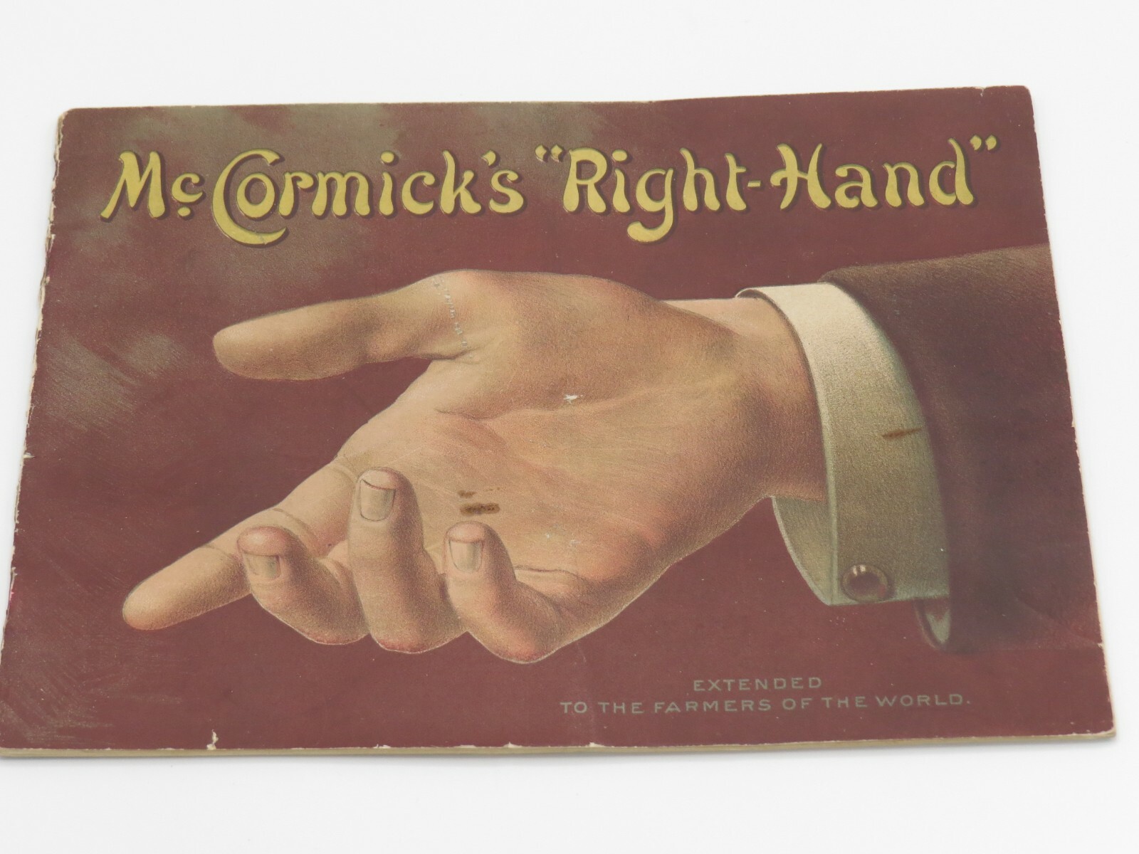 Vintage 1890’s McCormick’s Right Hand IH Deering Catalog Brochure RARE Binder