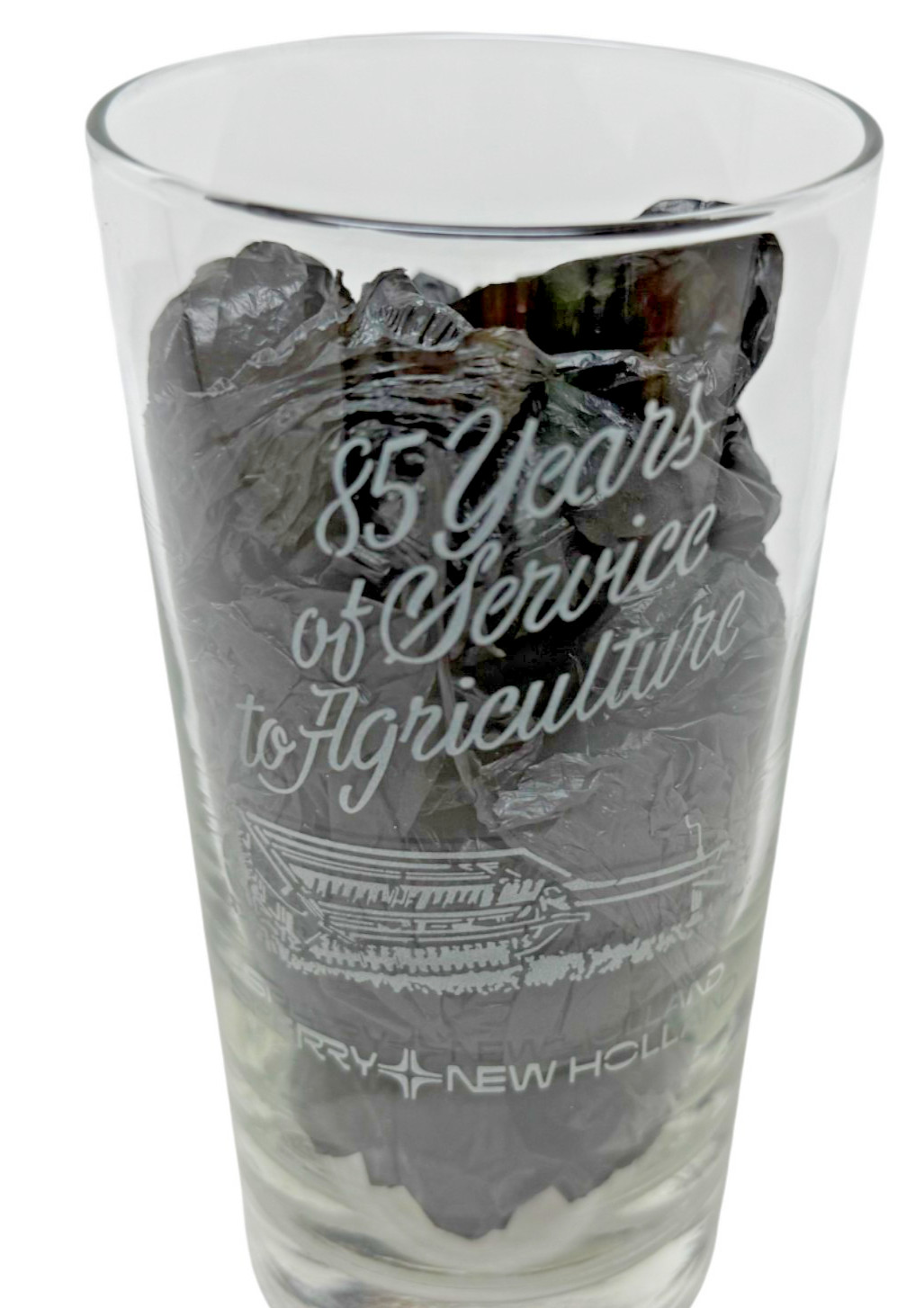 Sperry New Holland 85 Years of Service to Agriculture Glass(es) 1980 Tractor – H