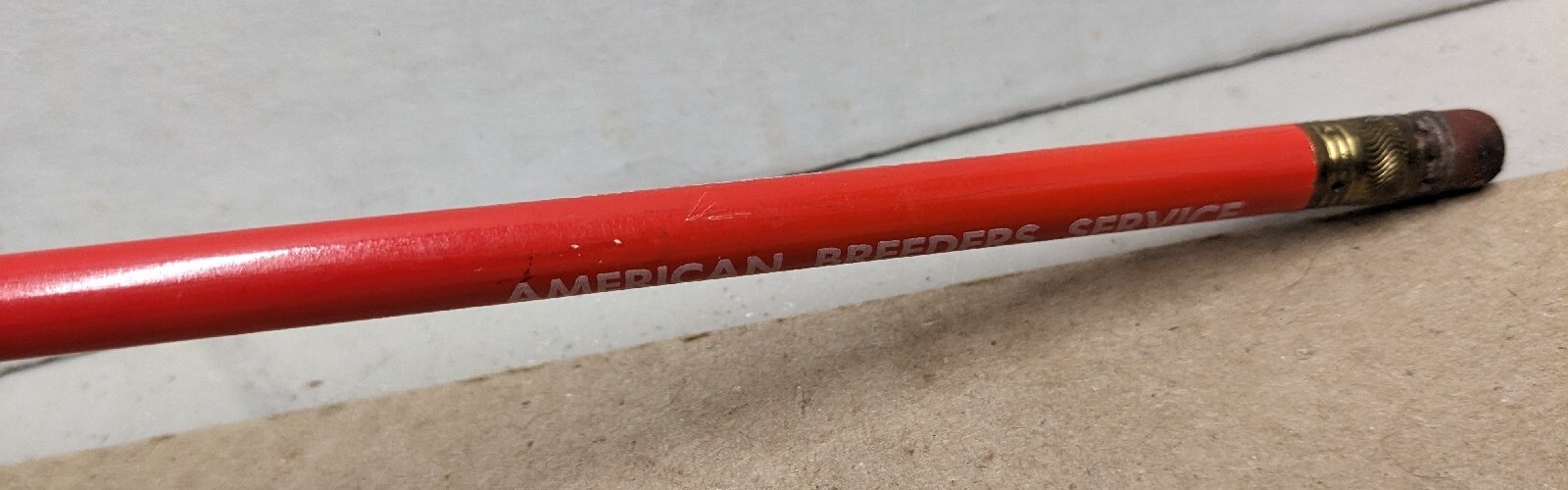 Vintage American Breeders Service Sire Anamosa And Monticello Iowa IA Pencil