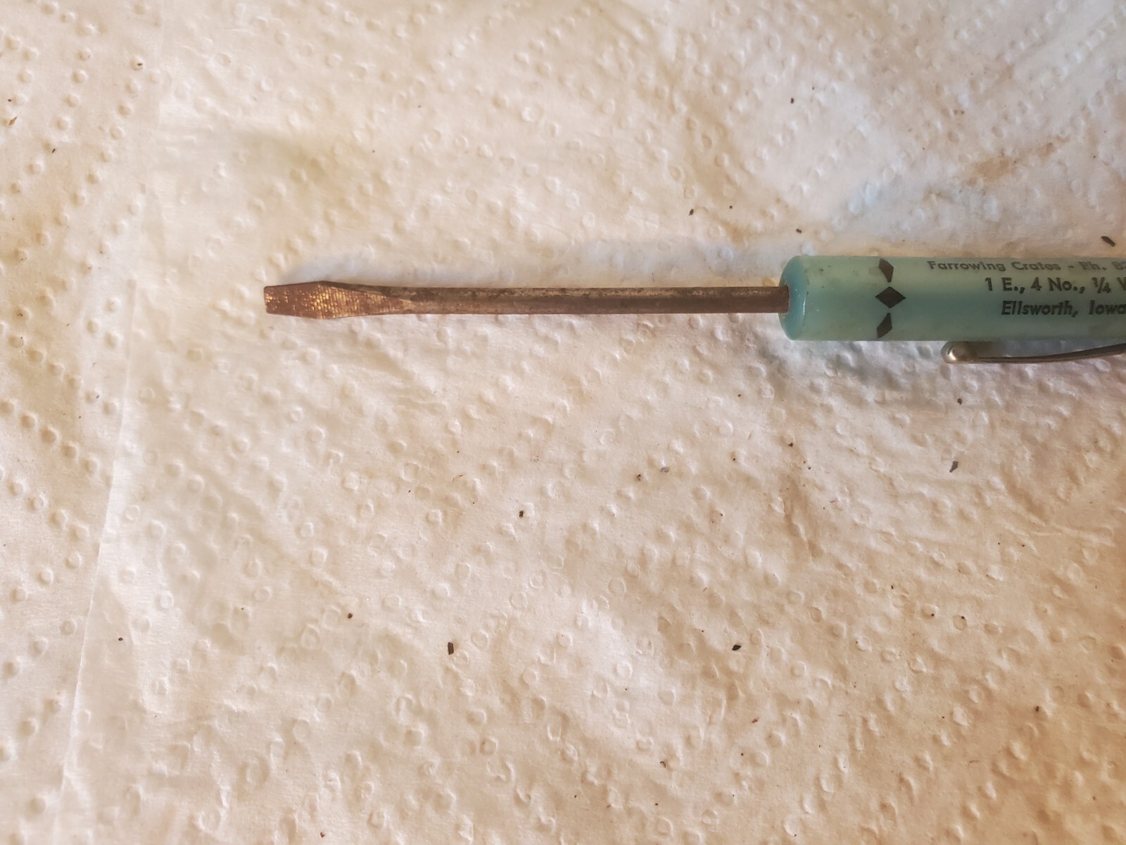 5-1/4″ Screwdriver Abell Implement Ellsworth Iowa Brady Equipment Lifetime #1