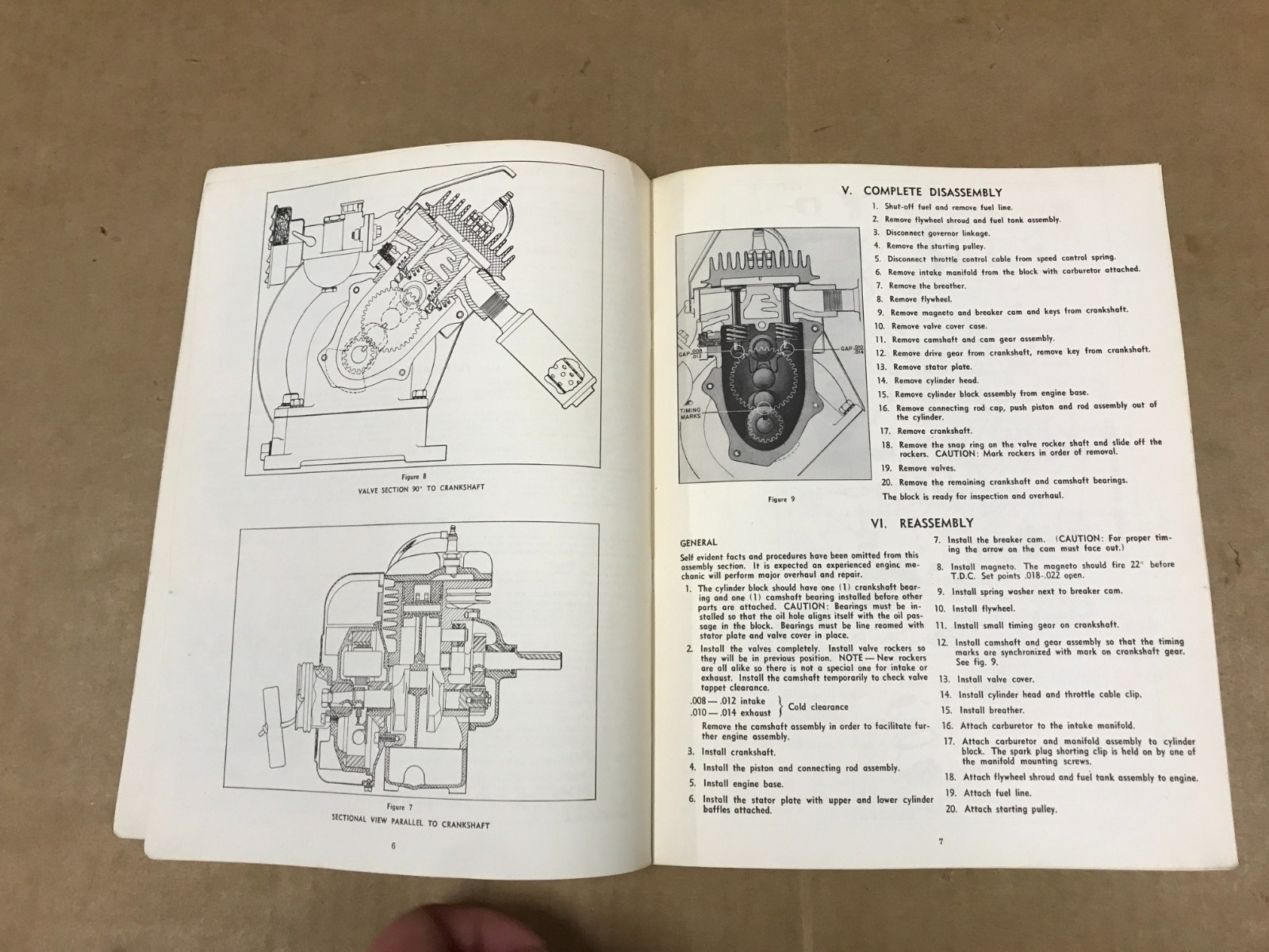 Vintage Reo Royale Power Motor – Operating Manual & Parts List