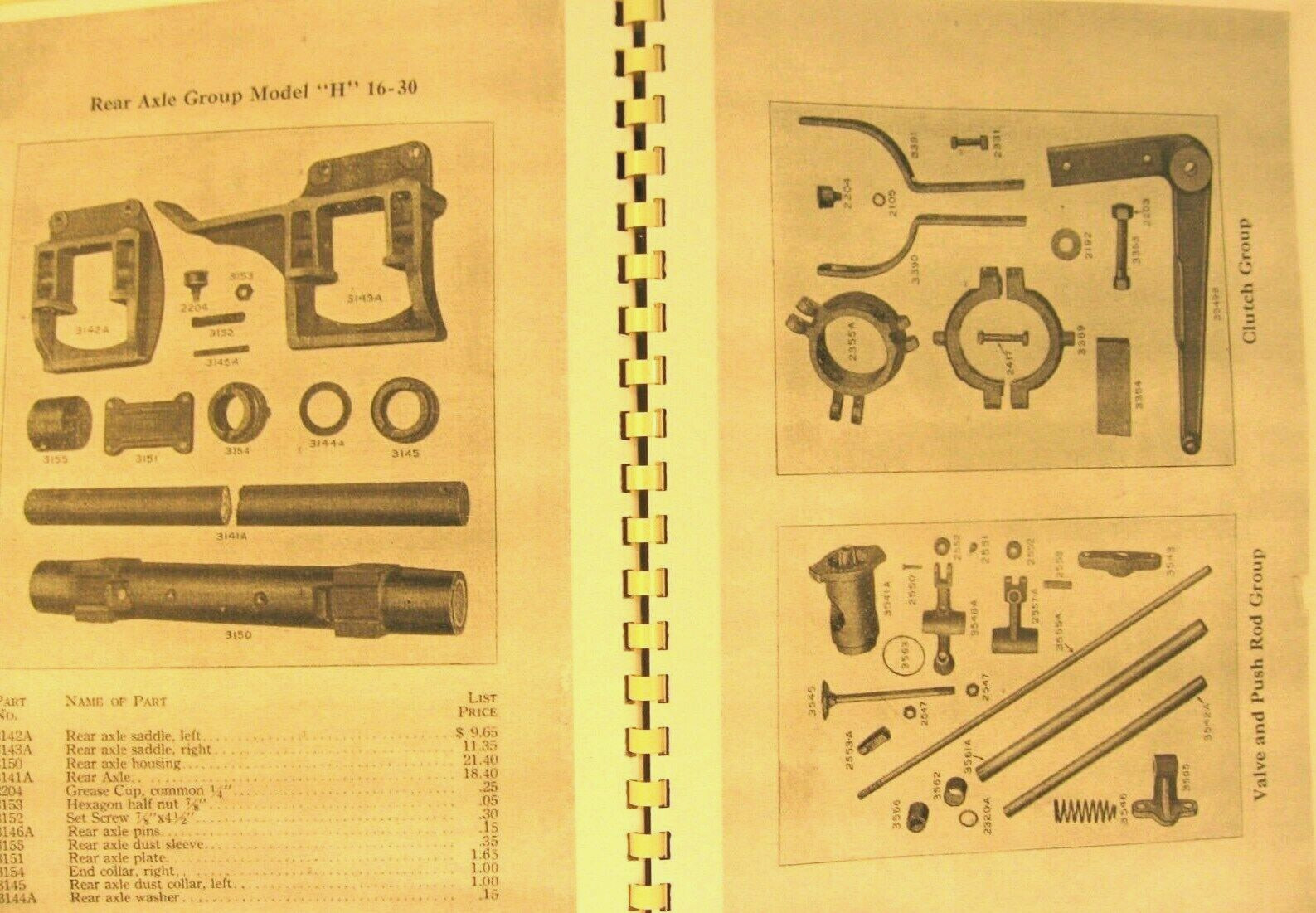 Eagle All Purpose Tractors Supplement Model “H” Tractor Parts 13-25,16-30,20-40