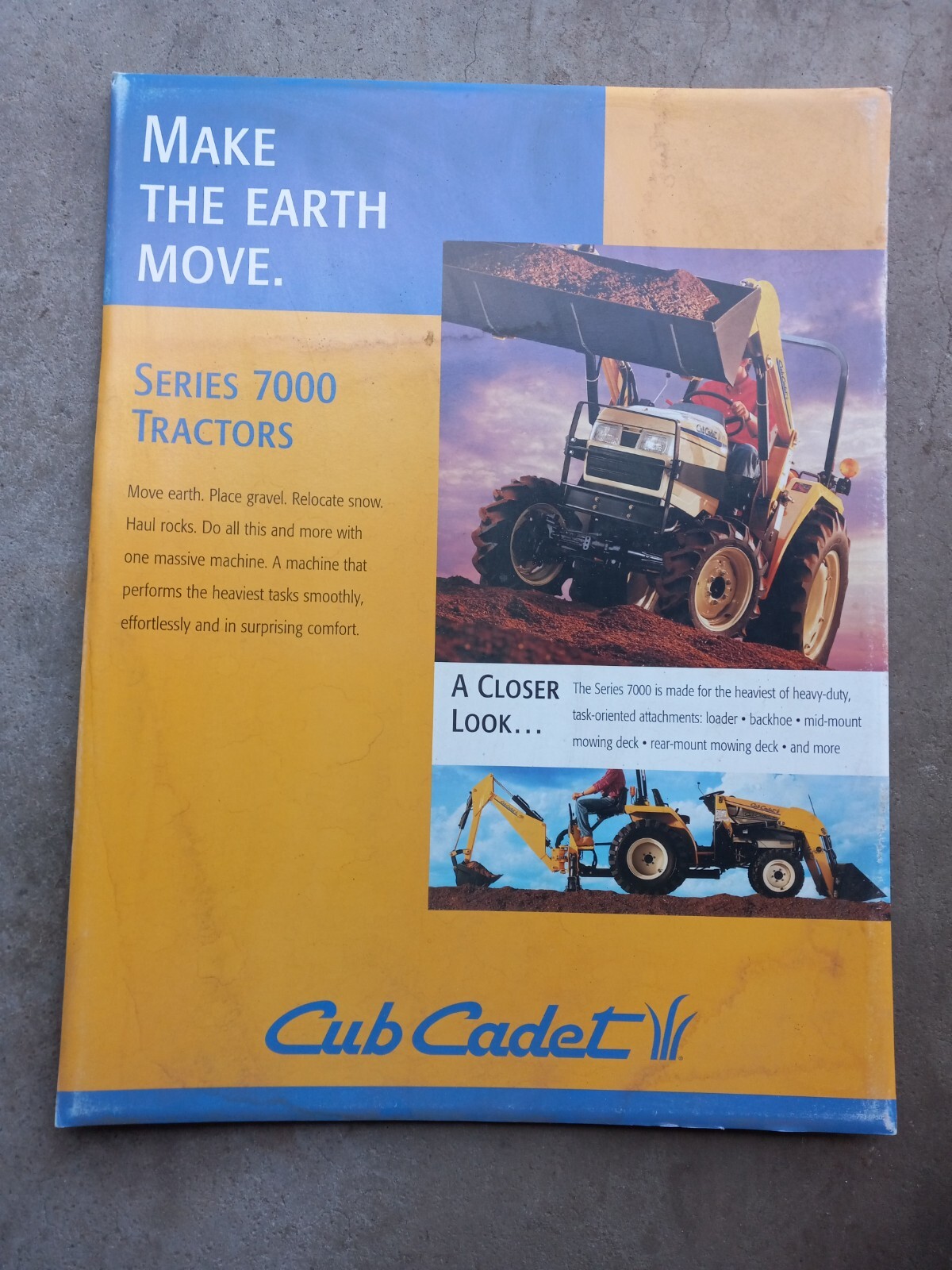 Cub Cadet The Big Event Banner and Cub Cadet Spec Posters