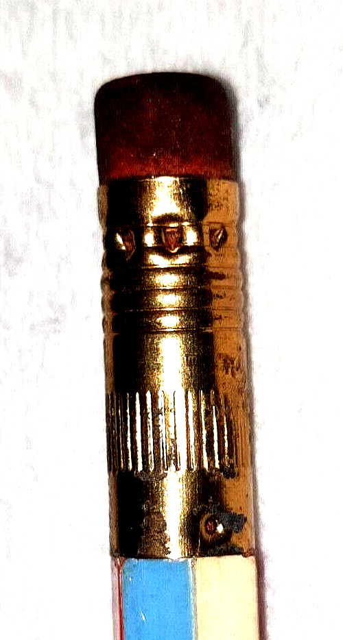LONG FERRULE”Swiss Bell Farm*Reg. Swiss Brown Cattle*Roanoke, ILL”Unused Pencil