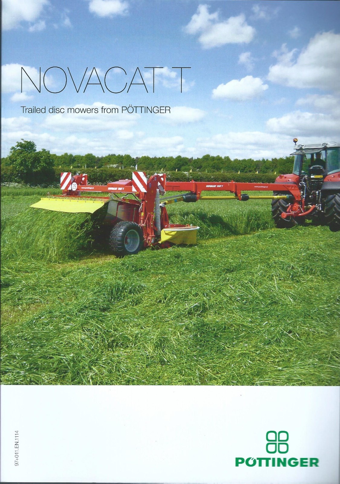 Farm Equipment Brochure – Pottinger – Novacat T – Disc Mower c2014 (F6422)