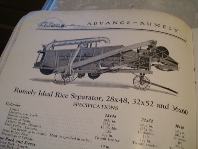 RARE Advance Rumely Power Farming Machinery 100 Page Publication