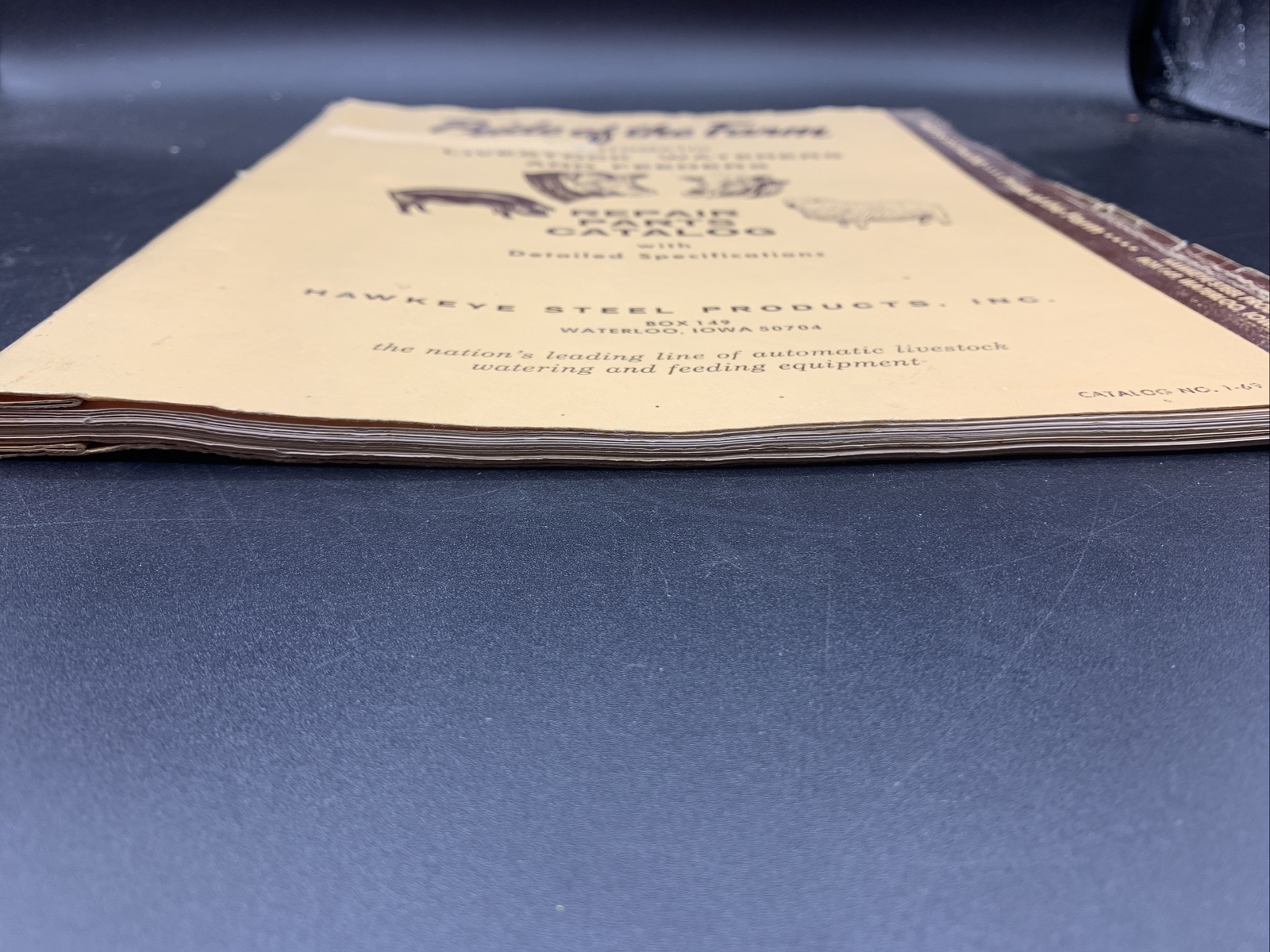 1960’s Hawkeye Steel Prod. Pride Of The Farm Repair Parts Catalog Waterloo Iowa