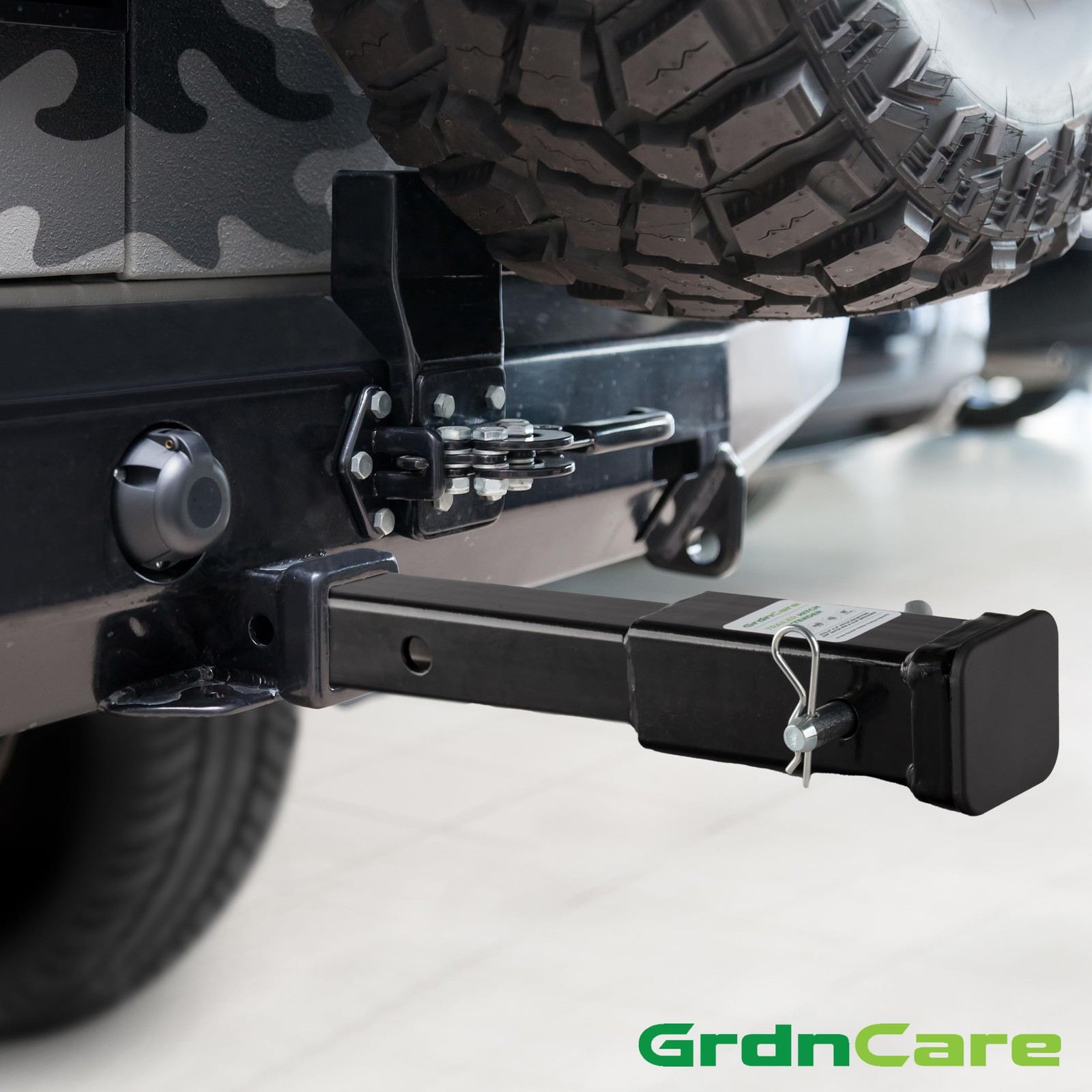 GrdnCare Heavy-Duty 10″ Trailer Hitch Extender for 2-Inch 10 Inch, Black