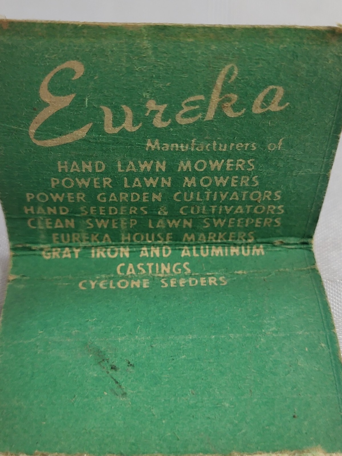 1940’S EUREKA WOODSTOCK CANADA CANADIAN CLIPPER LAWN MOWER ADVERTISING VINTAGE