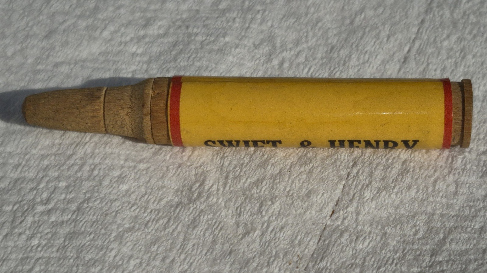 “SWIFT & HENRY Live Stock South St. Joseph Mo. Commission Co.”WOOD Bullet Pencil