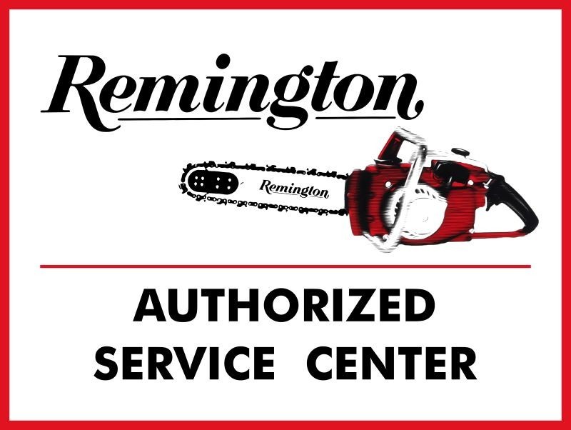 Remington Chain Saw Authorized Service Center NEW METAL SIGN: 9×12″ Ships Free