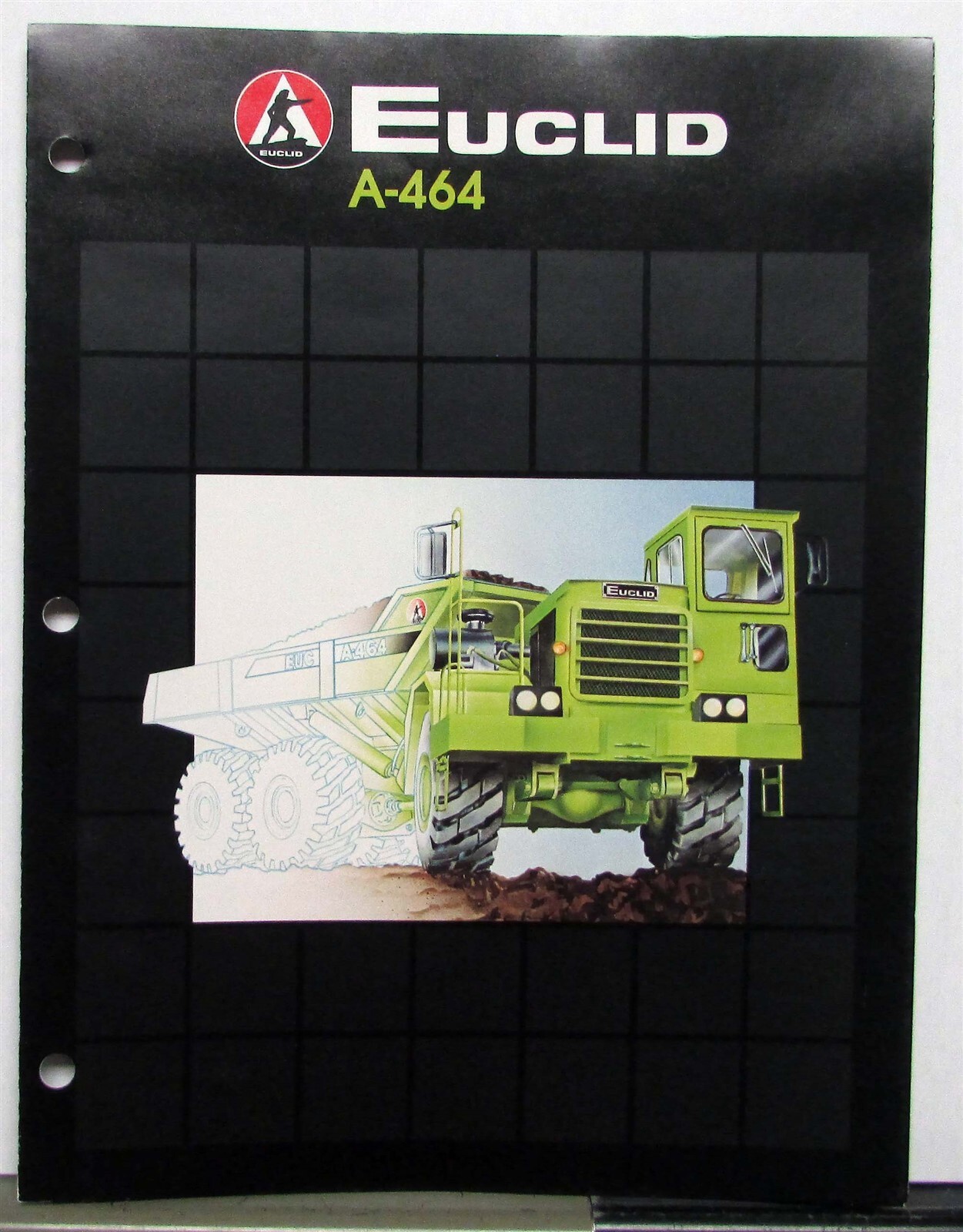 1984 Euclid A464 Tractor Hauler Specifications Construction Sales Brochure