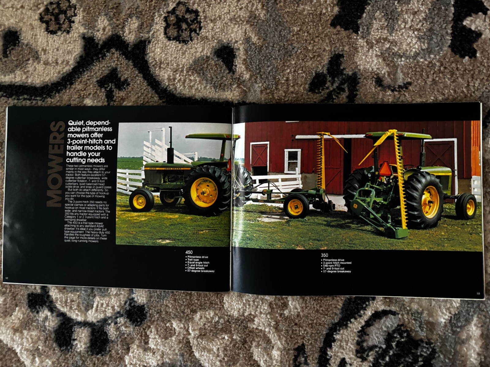 John Deere Haying Equipment for 1976 Brochure DCPA26