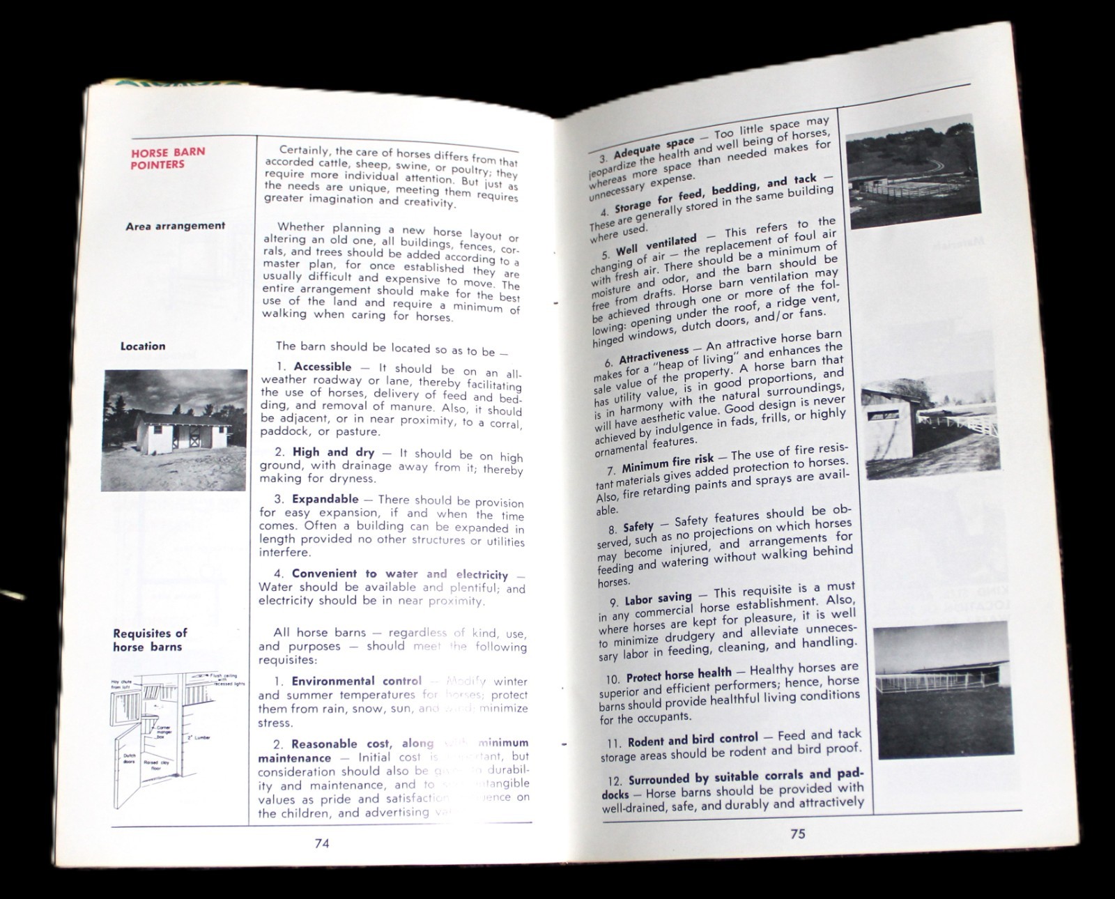 CARNATION COMPANY LIVESTOCK HORSES MANAGEMENT PROGRAM BOOKLET VINTAGE