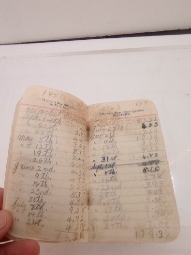 1950 Royster Guano Fertilizer Advertising Farm Calendar Pocket Memo Book Vintage