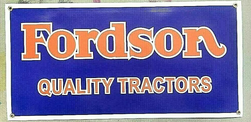 FORDSON QUALITY TRACTOR BANNER – 24″ X 12″