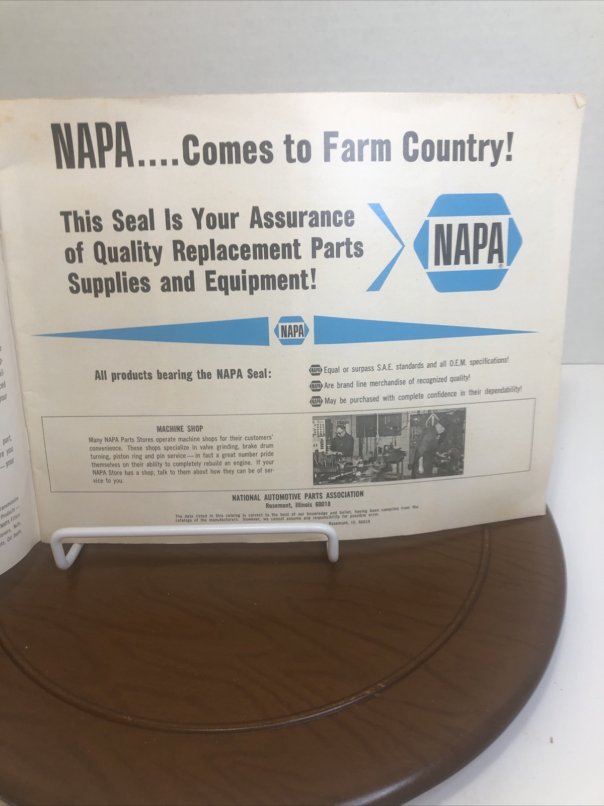 1969 NAPA Home Farm Supplies Vintage Catalog Ludington Michigan Part Equipment