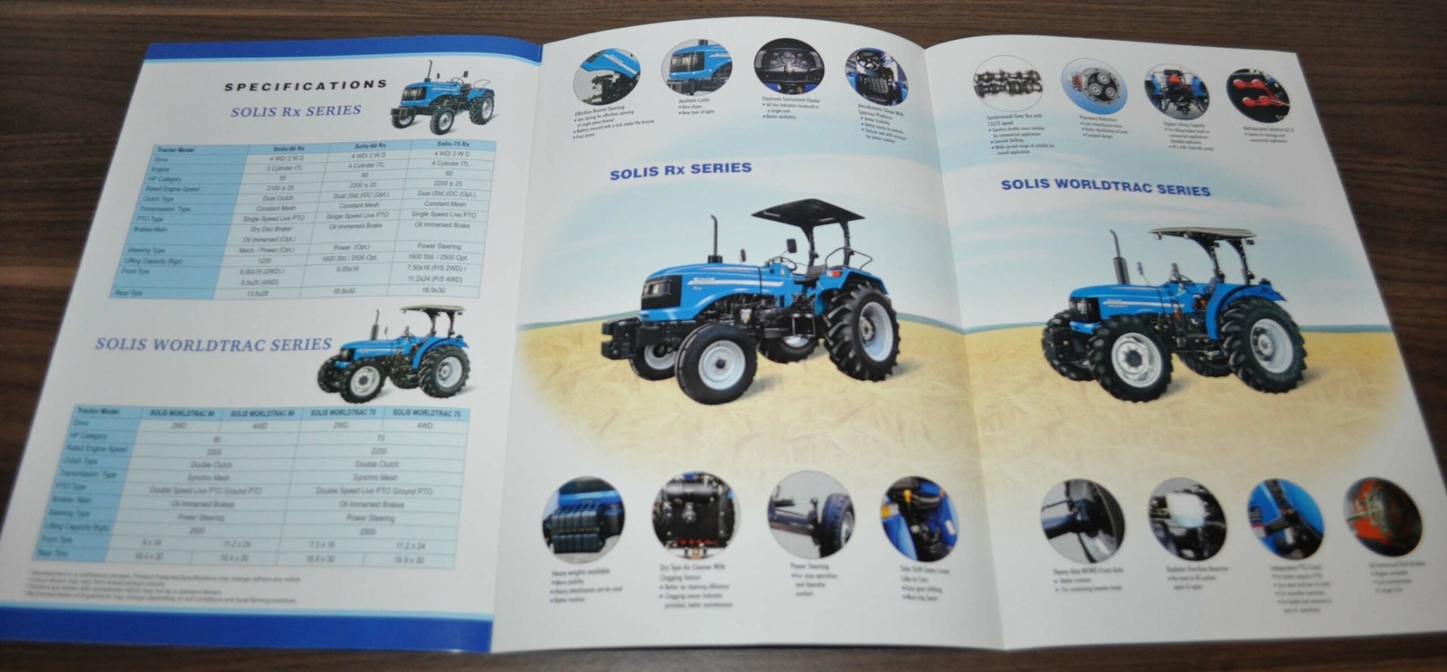 Solis Model Range 2011 EN Tractor India Brochure Prospekt
