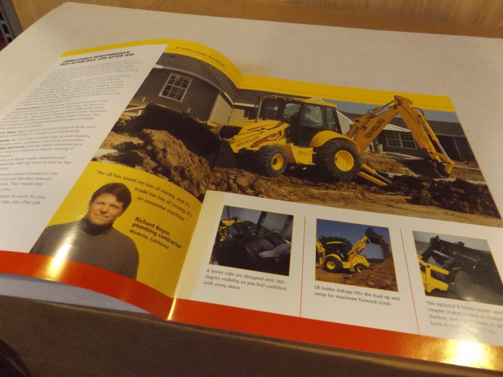 2003 NEW HOLLAND CONSTRUCTION LOADERS BACKHOES. LIT # NHC7100303 070320