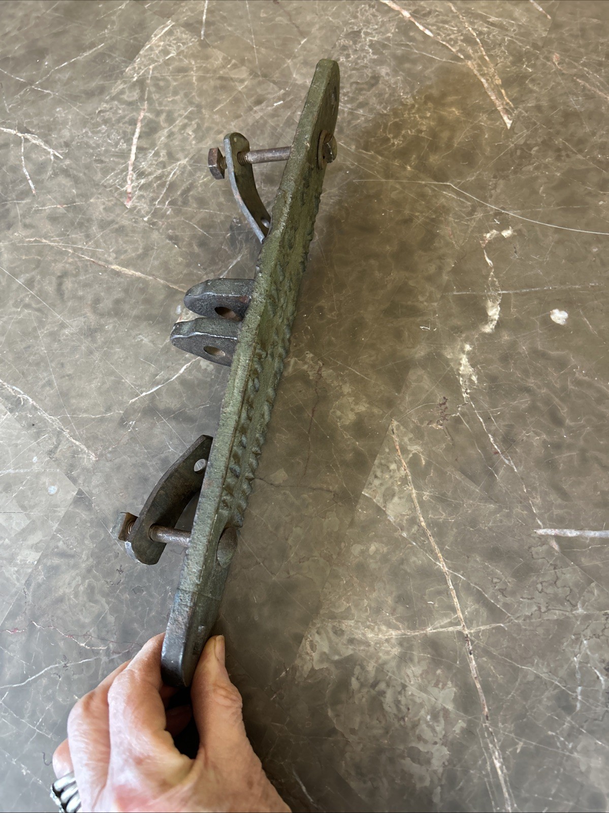Antique Hudson Mfg Steam Engine Builder’s Plate Threshing Machine Cast Iron