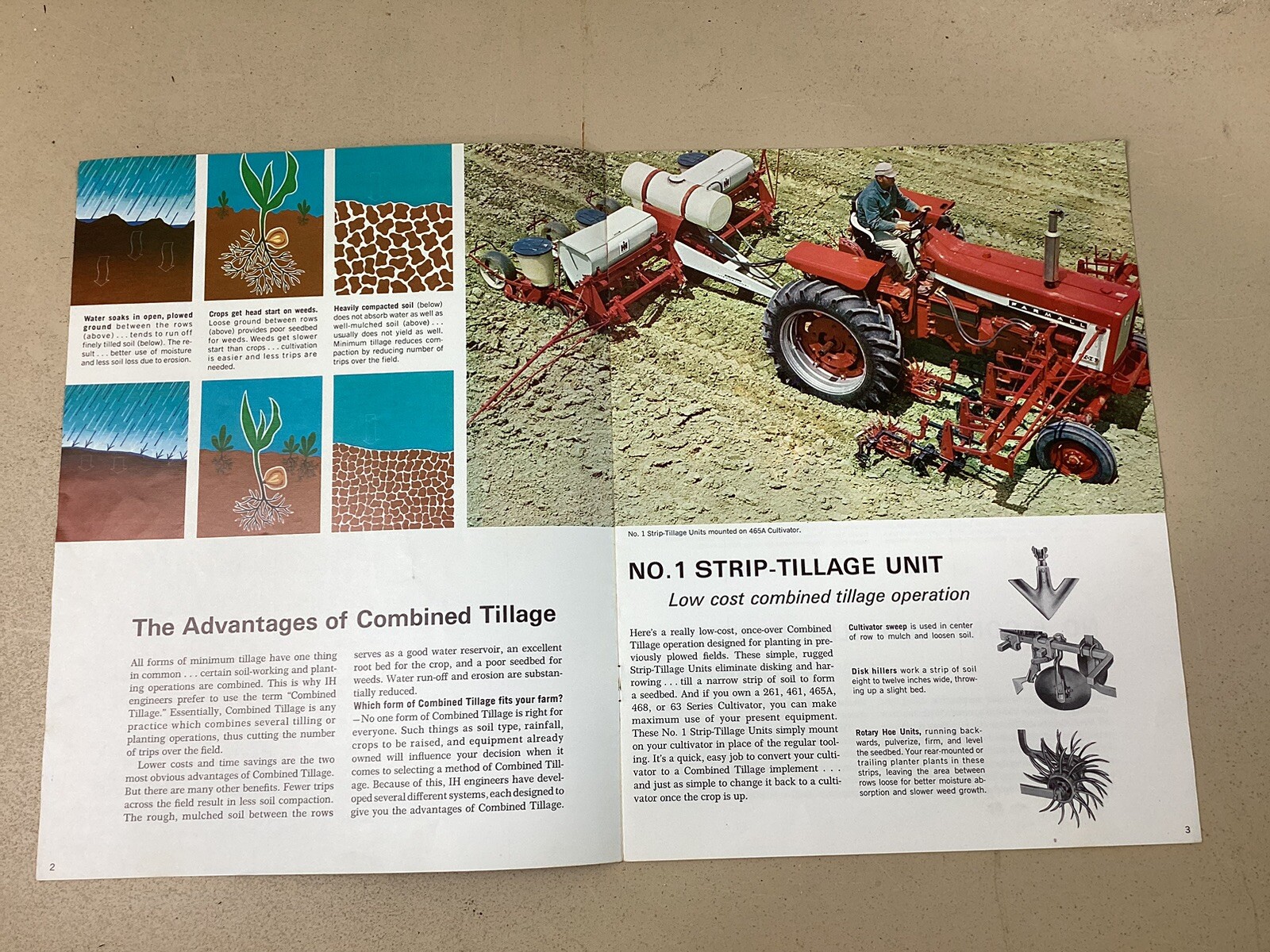 International Harvester Combined Tillage Equipment 1965 Brochure FCCA