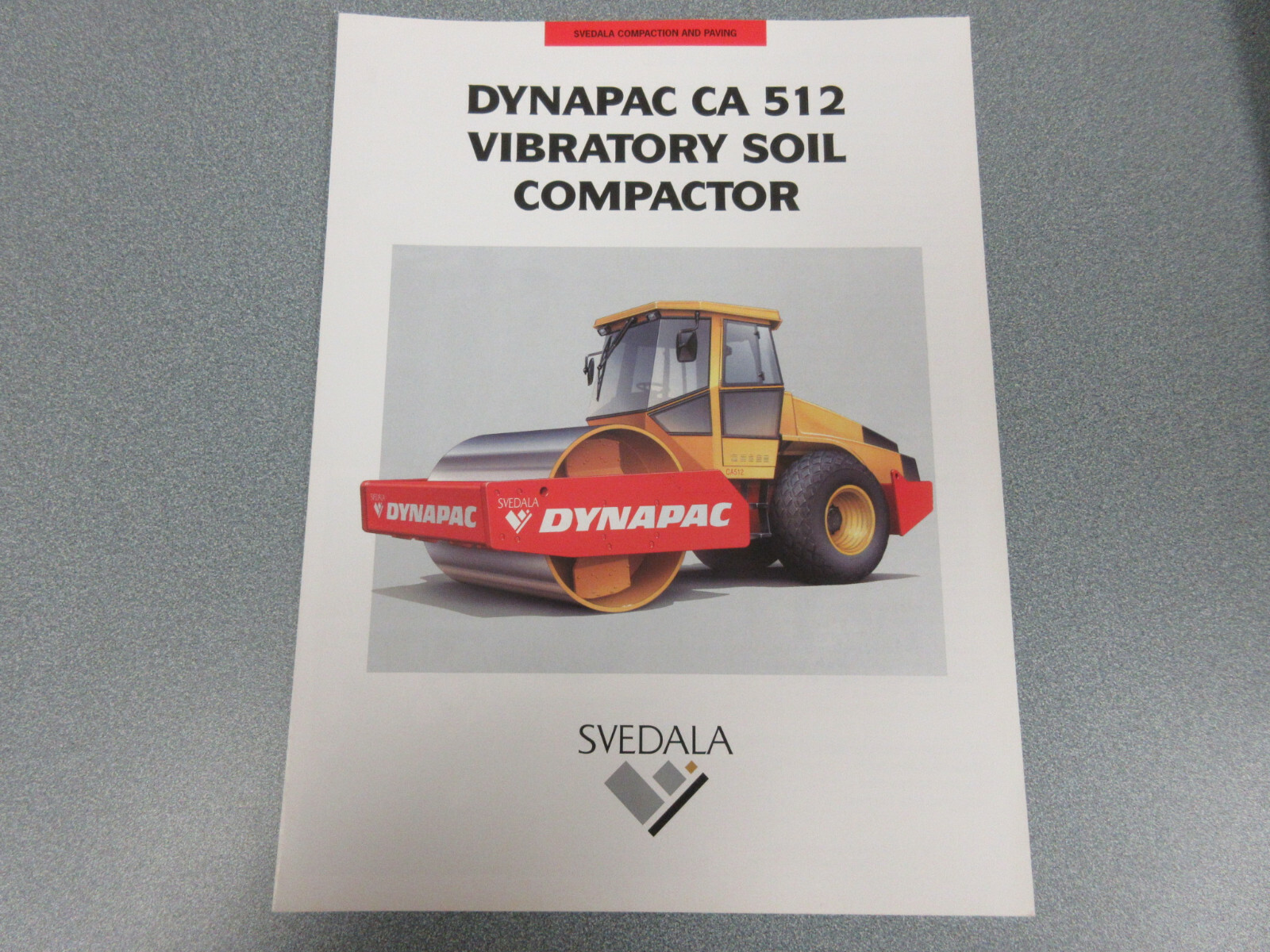 Dynapac CA 512 Roller Compactor Brochure 4 Page