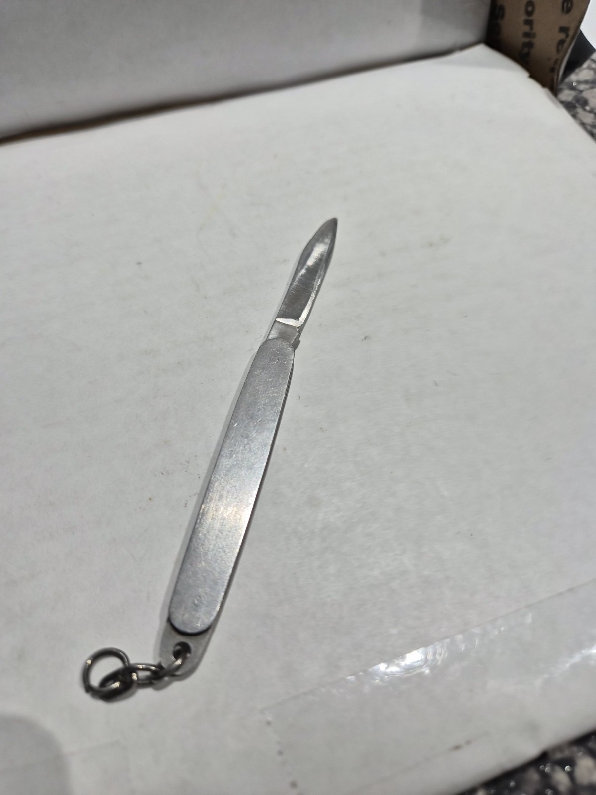 Vintage American State Bank Of Erskine Minnesota Advertising Pocket Knife 3″